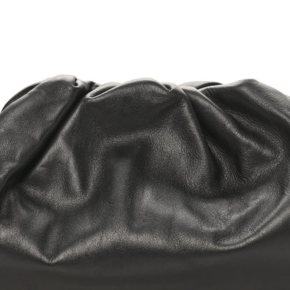 Smooth Butter Calf The Pouch Oversized Clutch Black