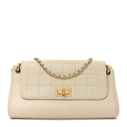 Lambskin Chocolate Bar Accordion Mademoiselle Ivory