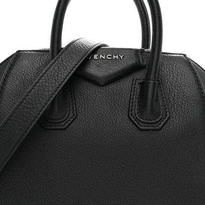 Sugar Goatskin Mini Antigona Black