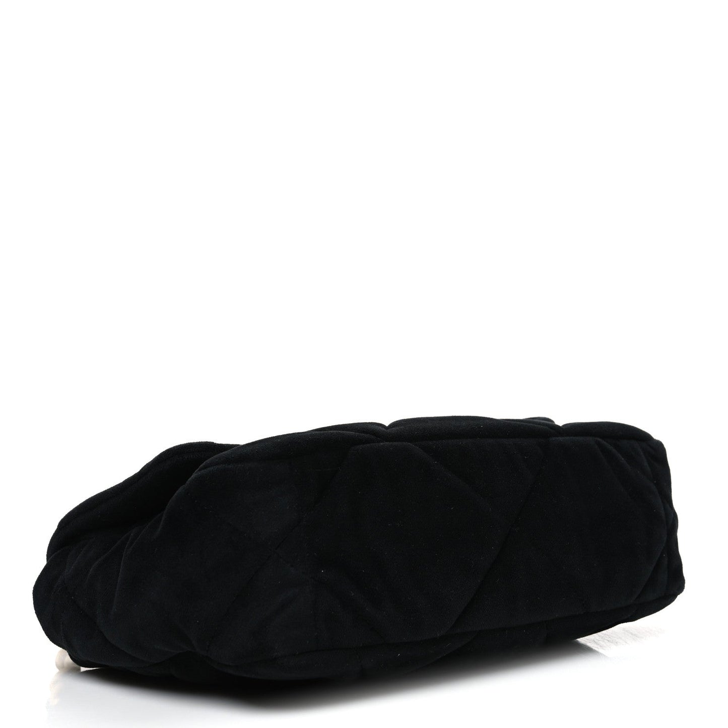 Velvet Quilted Medium Chanel 19 Flap Black