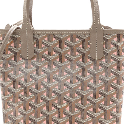 Goyardine Poitiers Claire Voie Tote Grege Powder Pink