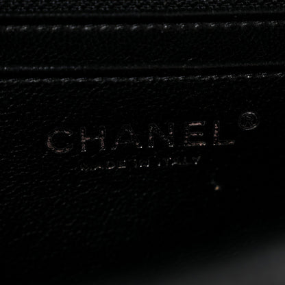 Caviar Quilted Jumbo Single Flap Black