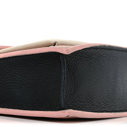 Calfskin My Lockme Chain Pochette Rose Ballet White