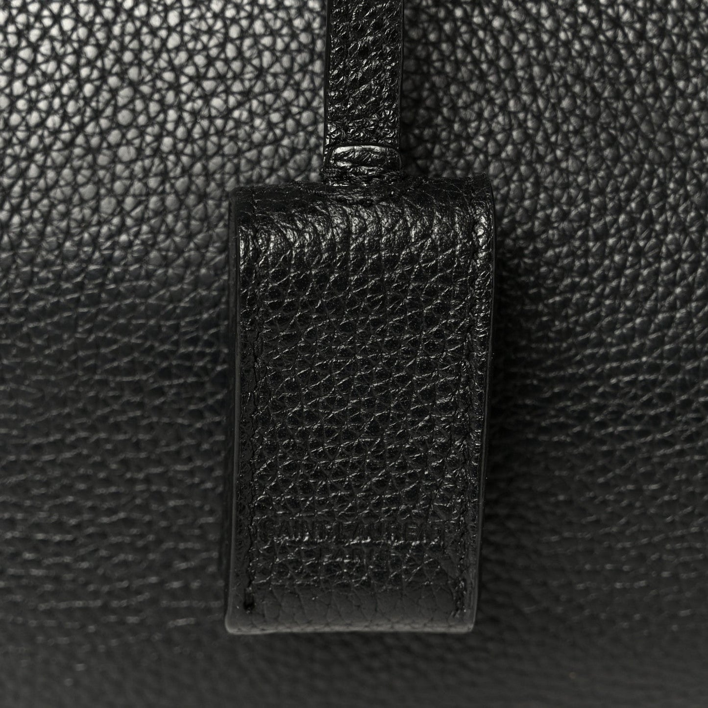 Grained Calfskin Small Supple Sac De Jour Black