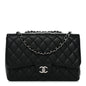 Caviar Quilted Jumbo Single Flap Black