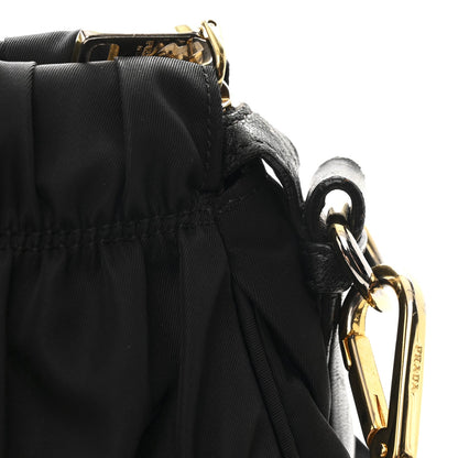 Tessuto Nylon Gaufre Tote Black