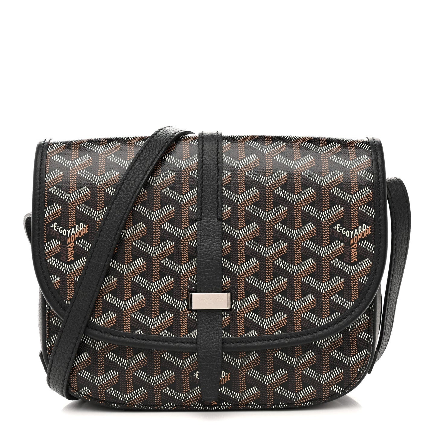 Goyardine Belvedere II PM Messenger Bag Black