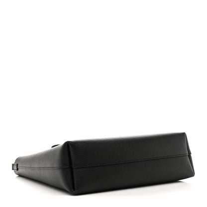 Calfskin Toy Shopping Tote Black