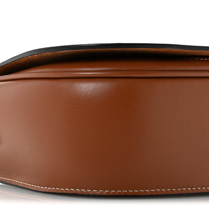 Smooth Calfskin Cuir Triomphe Folco Crossbody Bag Tan