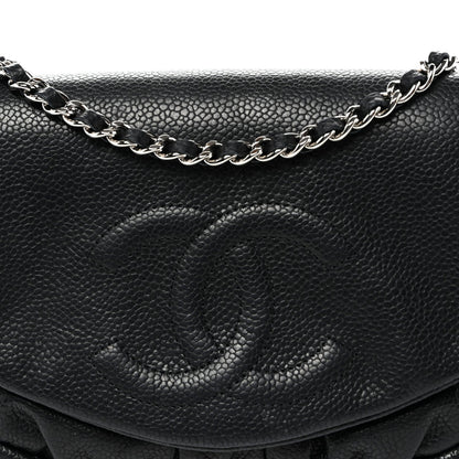 Caviar Half Moon Wallet On Chain WOC Black