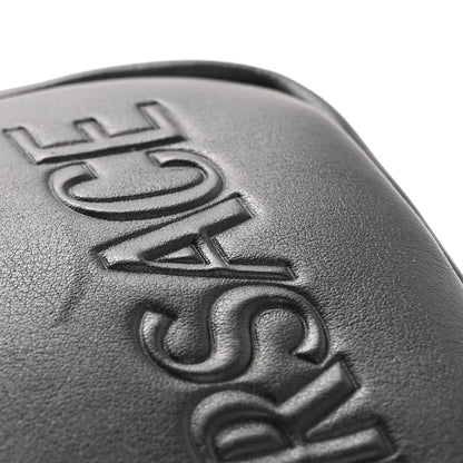 Calfskin Baroque Logo Messenger Bag Black