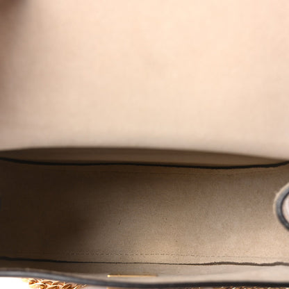 Grained Lambskin Mini Drew Shoulder Bag Caramel