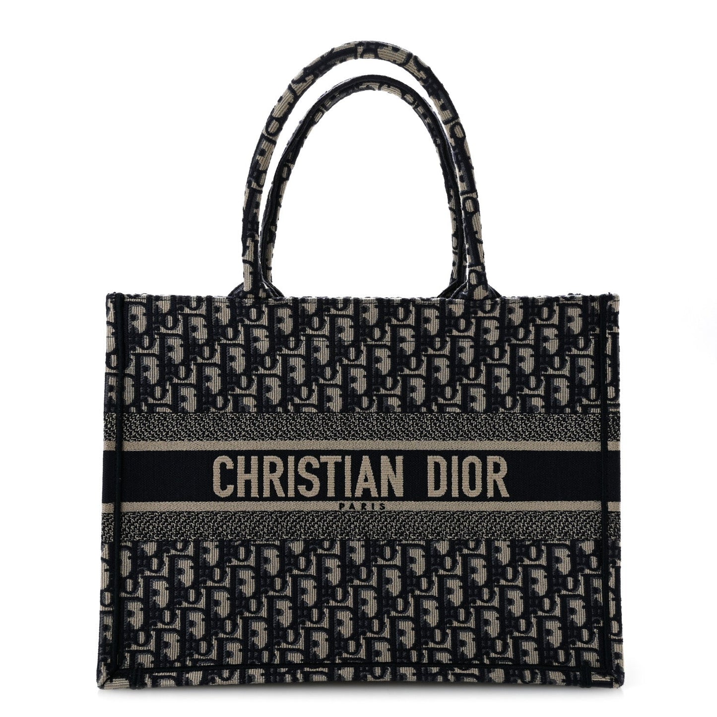 Oblique Medium Book Tote Blue Multicolor