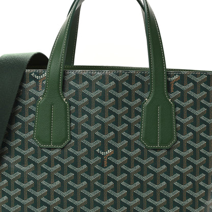 Goyardine Voltaire III Tote Green