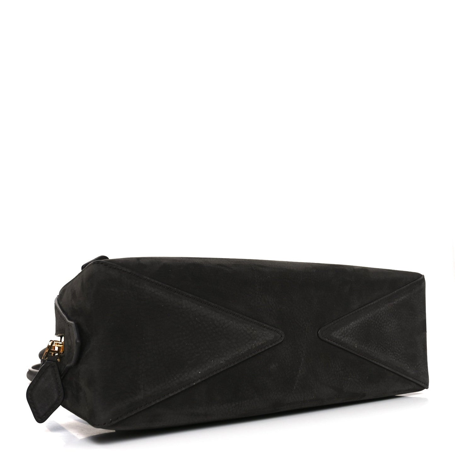 Nubuck Medium Le Teckel Bag Black Anthracite
