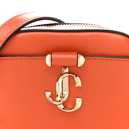 Calfskin Micro Hale Crossbody Amber Orange