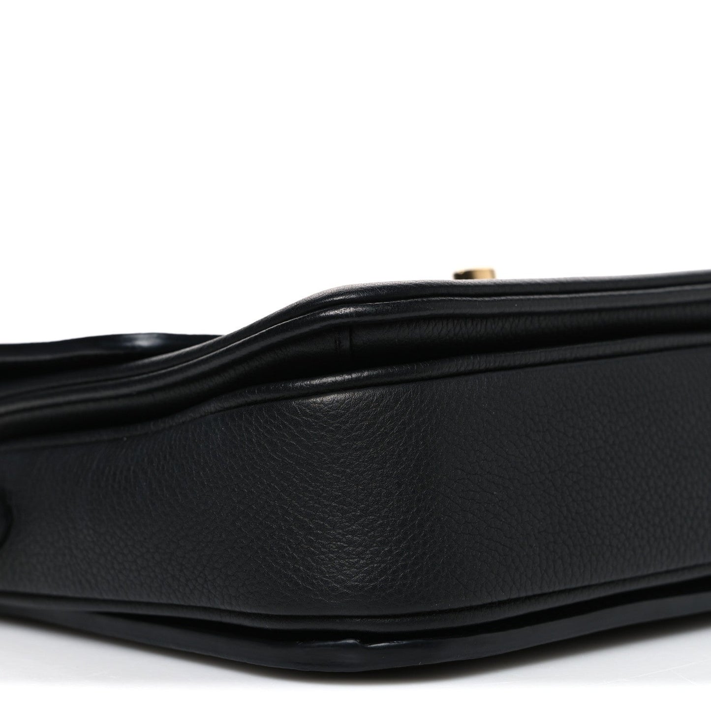 Grained Calfskin Lockme Oxford Black