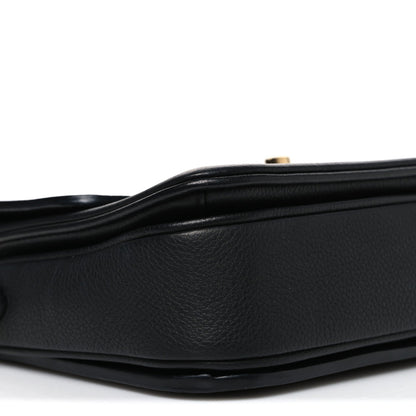 Grained Calfskin Lockme Oxford Black