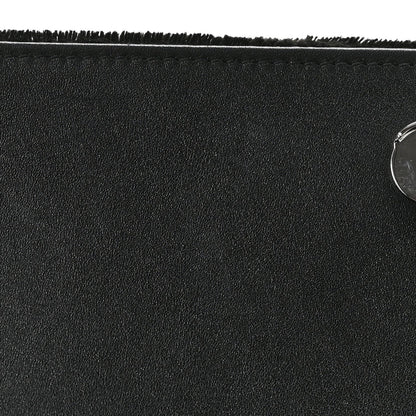 Velvet Crystal Studded Monogram Small Kate Satchel Black