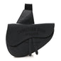 Calfskin Atelier Signature Print Mens Saddle Bag Grey