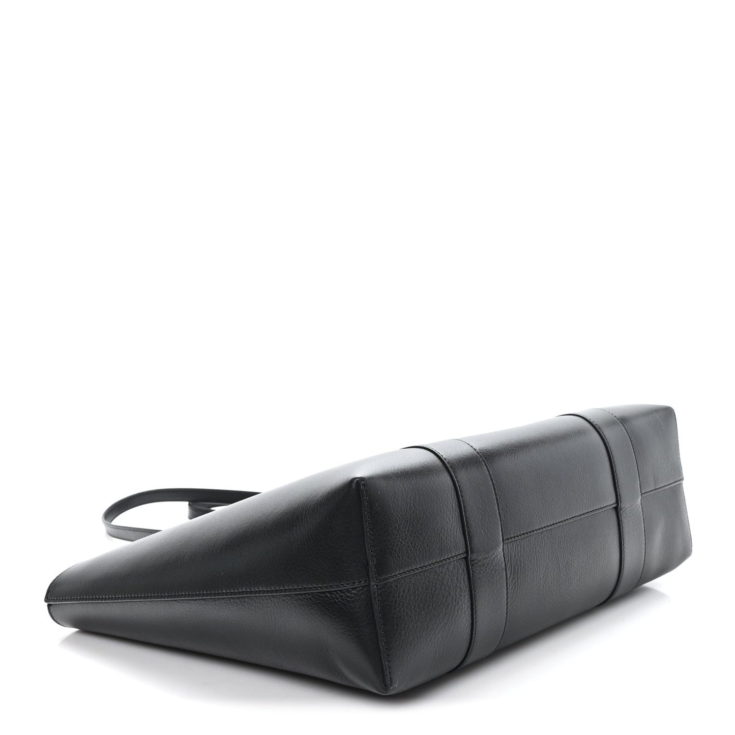 High Shine Grain Bayswater Tote Black