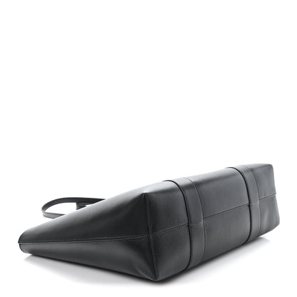 High Shine Grain Bayswater Tote Black
