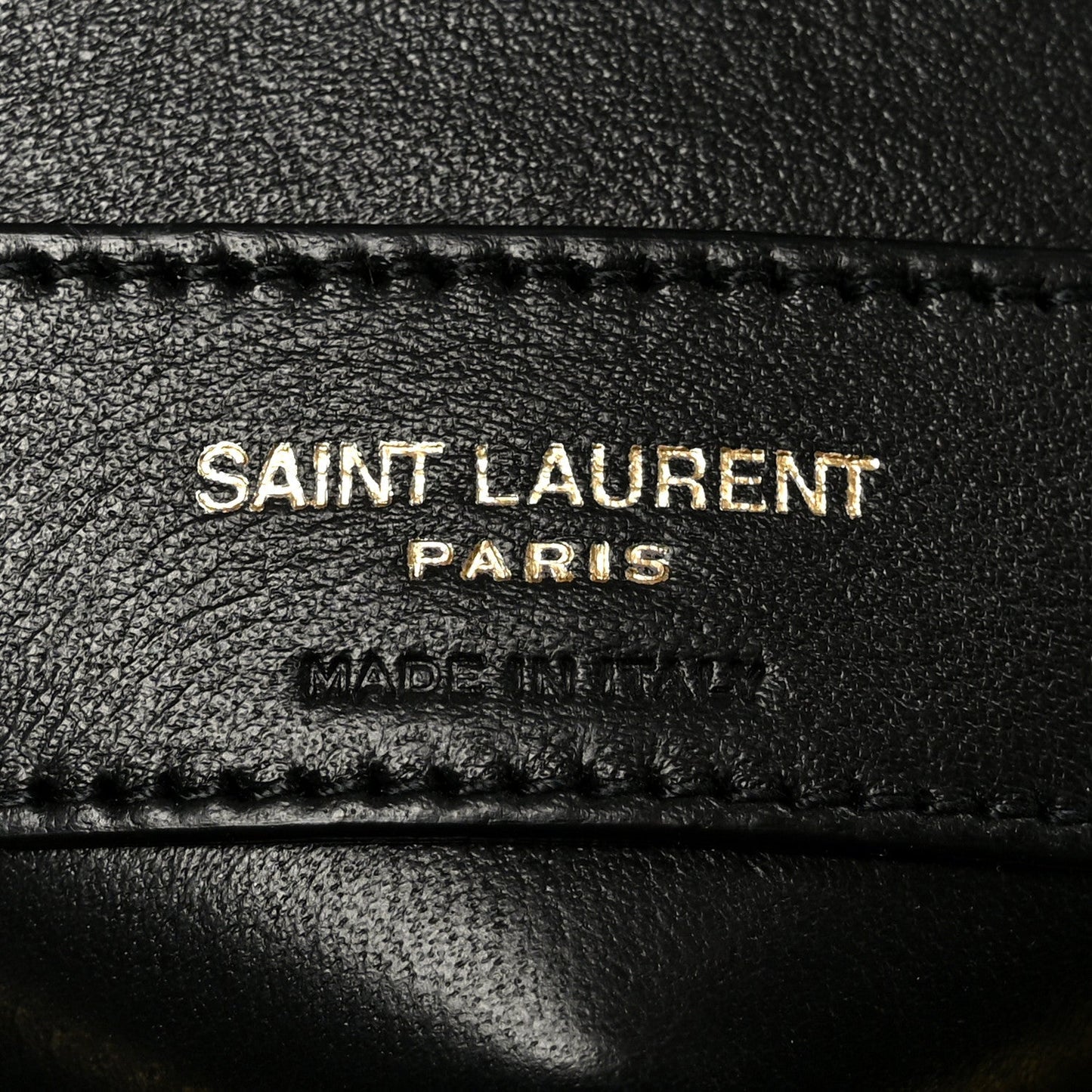 Calfskin Y Quilted Monogram Small Loulou Chain Satchel Black