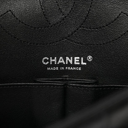 Aged Calfskin Quilted 2.55 Reissue 225 Flap So Black