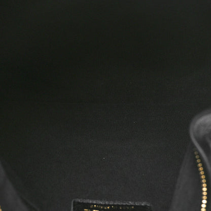 Calfskin Quilted Daily Hobo Black