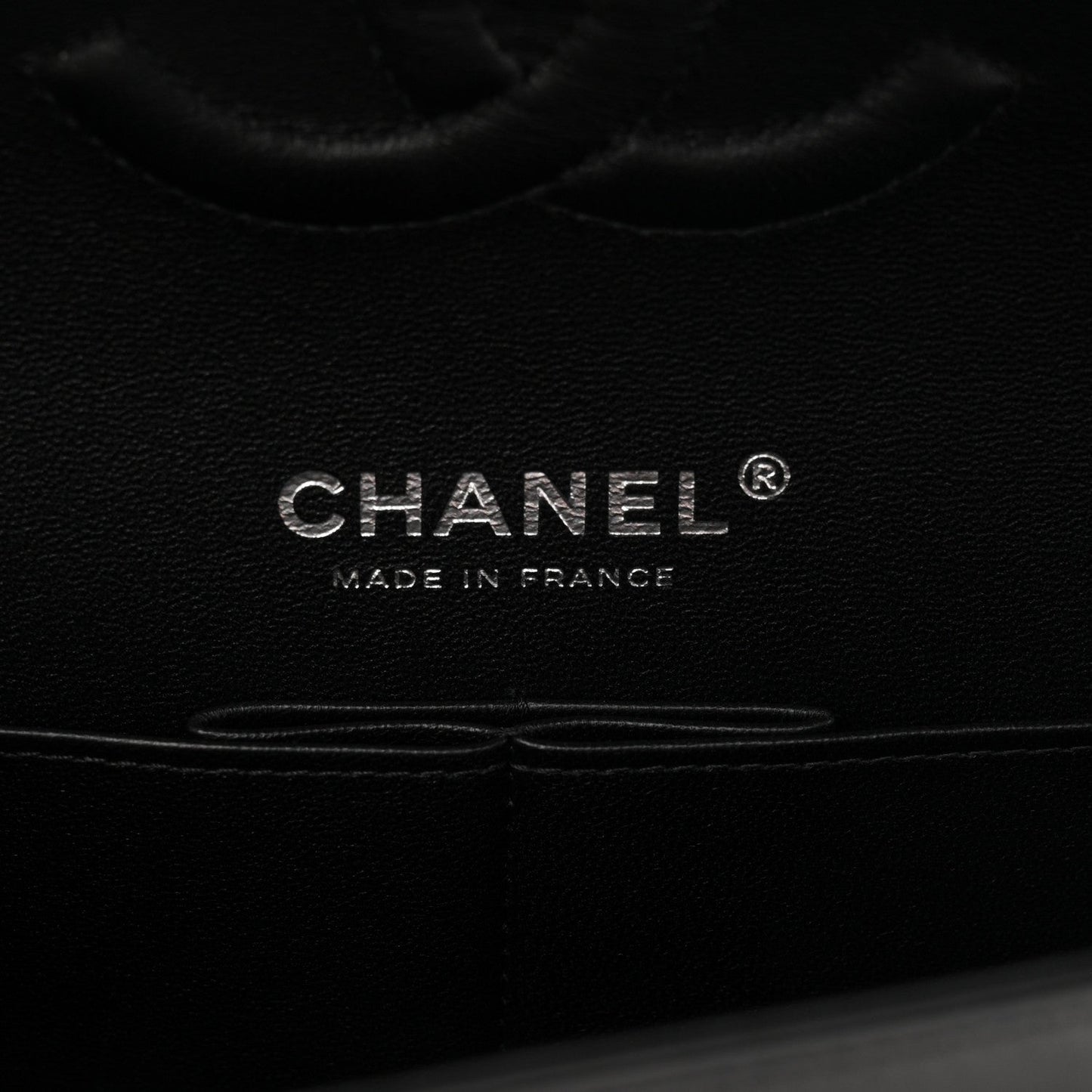 Lambskin Quilted Medium Double Flap So Black