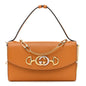 Shibuya Calfskin Mini Zumi Shoulder Bag Sun Oil