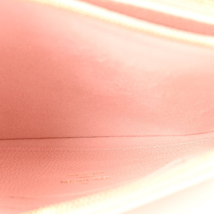 Empreinte Monogram Double Zip Pochette Rose