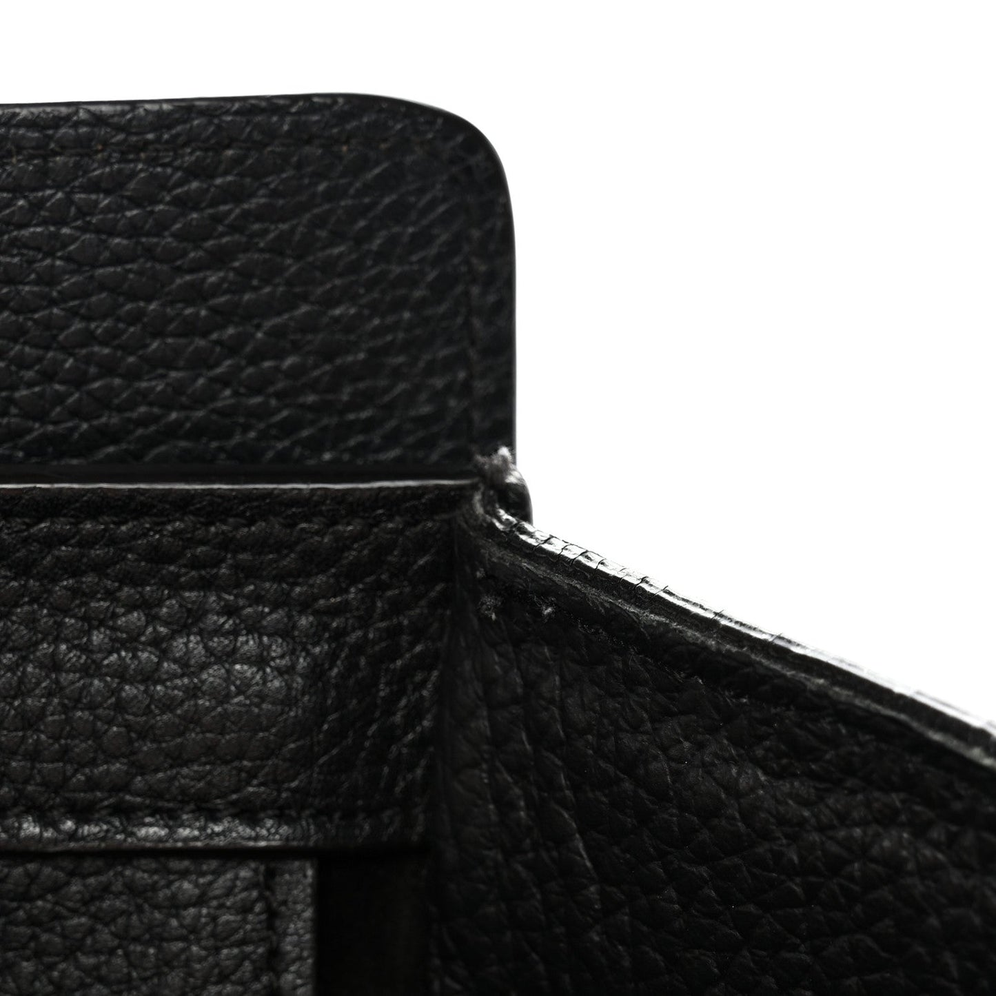 Drummed Calfskin Mini Luggage Black