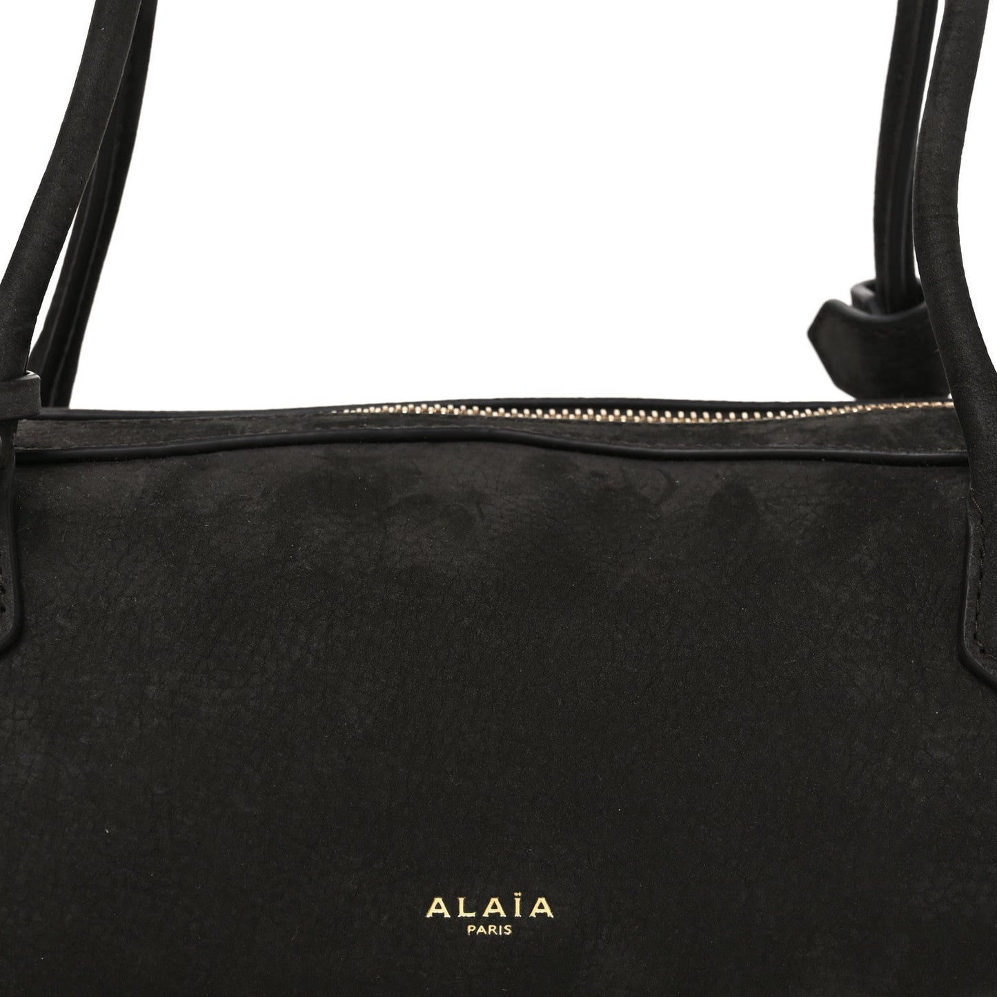 Nubuck Medium Le Teckel Bag Black Anthracite