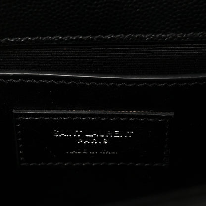 Grain De Poudre Small Monogram Monochrome Kate Satchel Black