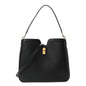 Smooth Calfskin Medium Camille 16 Soft Bag Black