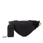 Prada Triangle Crochet Raffia Shoulder Bag