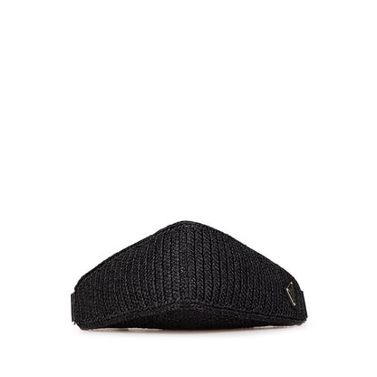 Prada Triangle Crochet Raffia Shoulder Bag