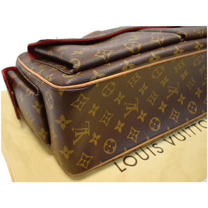 LOUIS VUITTON Viva Cite GM Monogram Canvas Shoulder Bag Brown