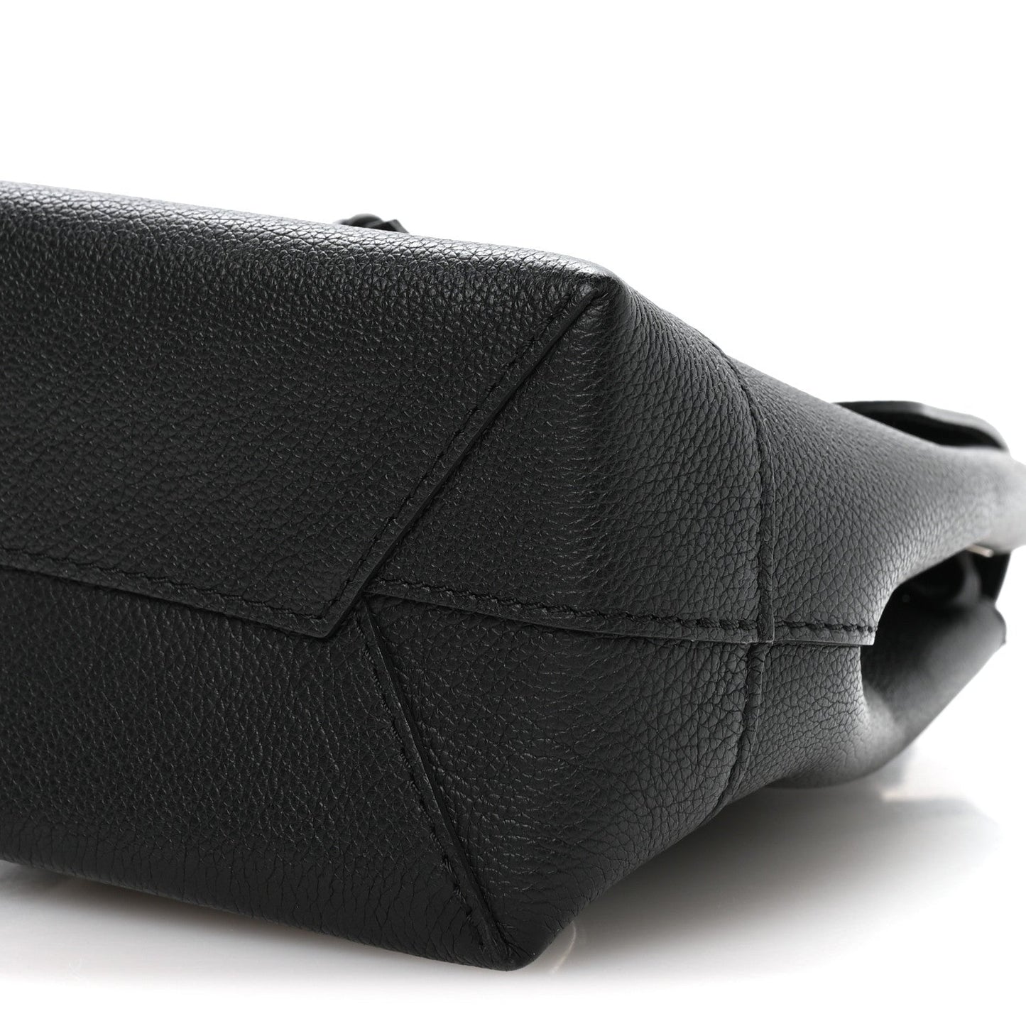 Calfskin Lockme Mini Backpack Black