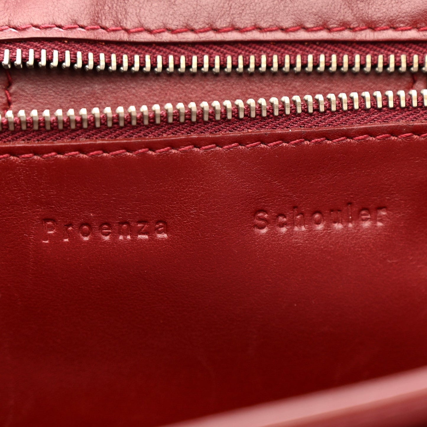 Lambskin Perforated Tiny PS1 Satchel Burgundy
