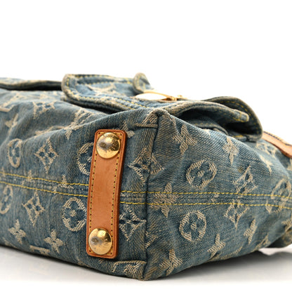 Monogram Denim Baggy PM Blue