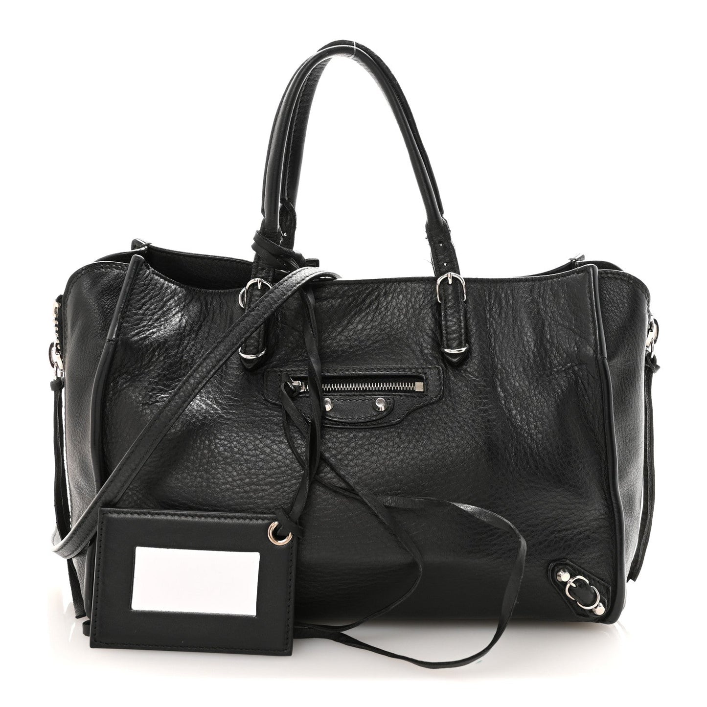 Veau Papier A6 Zip Around Tote Black