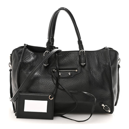 Veau Papier A6 Zip Around Tote Black
