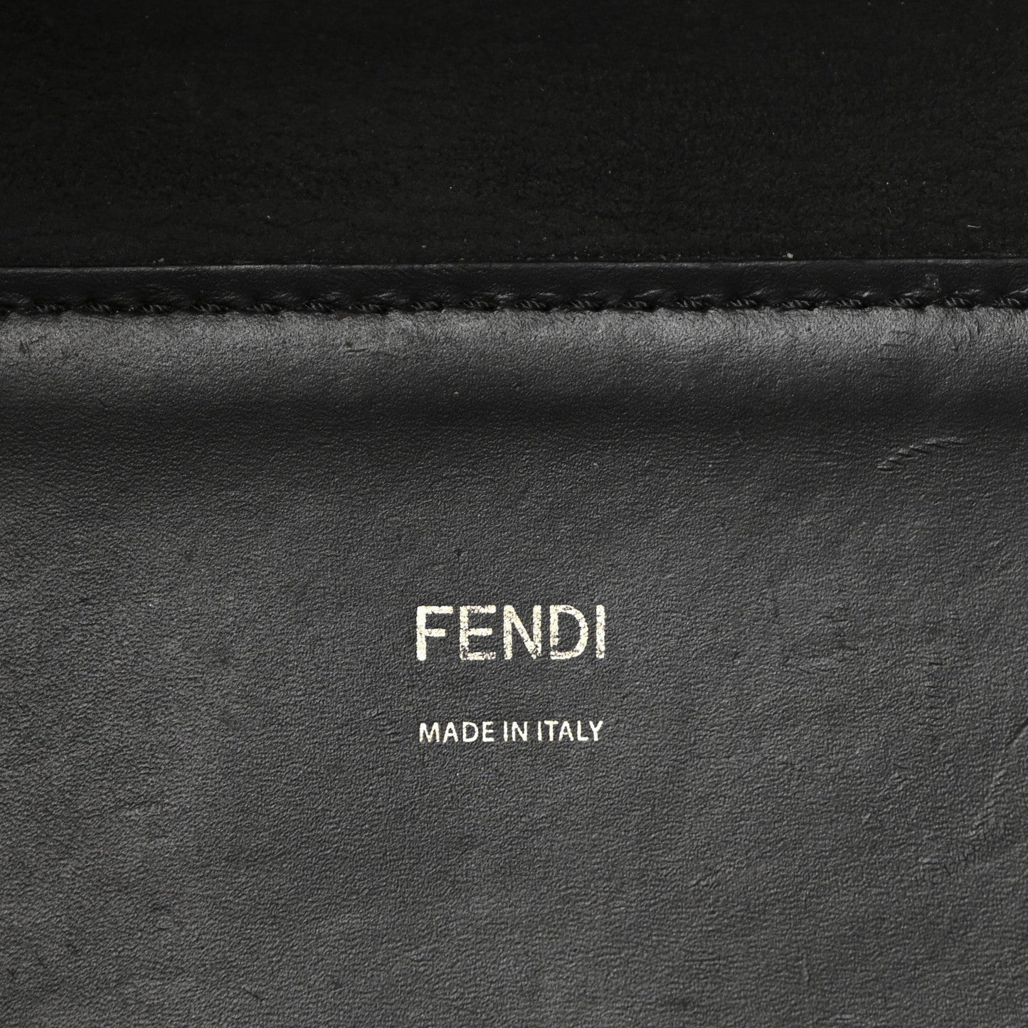 Vitello King Plexiglass Medium Fendi Sunshine Shopper Black