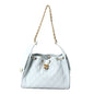 Caviar Quilted Small Chanel 25 Handbag Light Blue