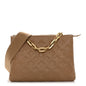 Lambskin Embossed Monogram Coussin PM Camel