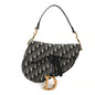 Oblique Saddle Bag Blue