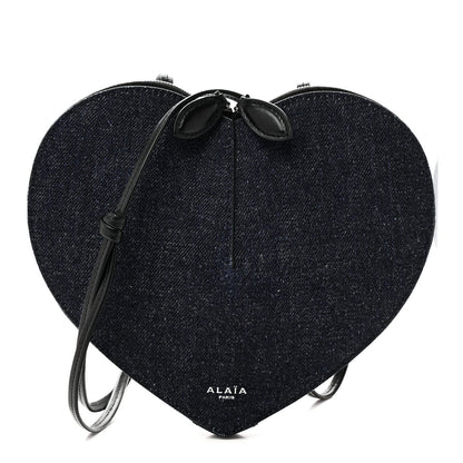 Denim Le Coeur Bag Blue