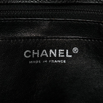 Caviar Quilted Jumbo Single Flap Black